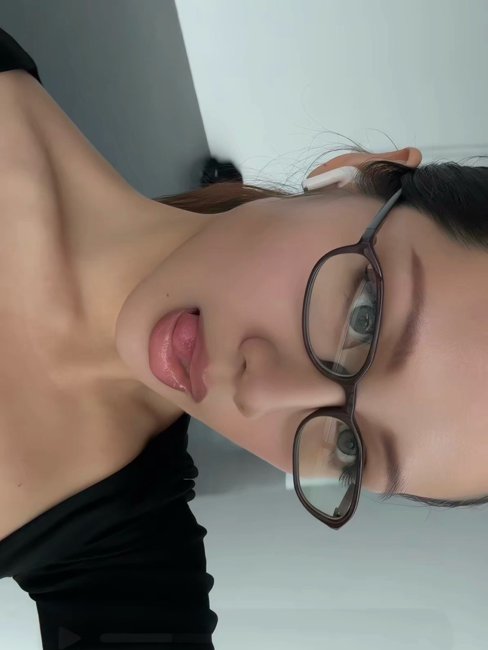 non-prescription glasses fashion glasses oclear glasses Edith CHIMI